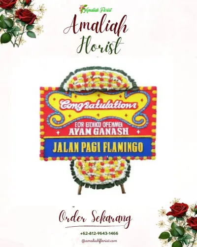 Bunga Papan Congratulation di Kaliwinasuh